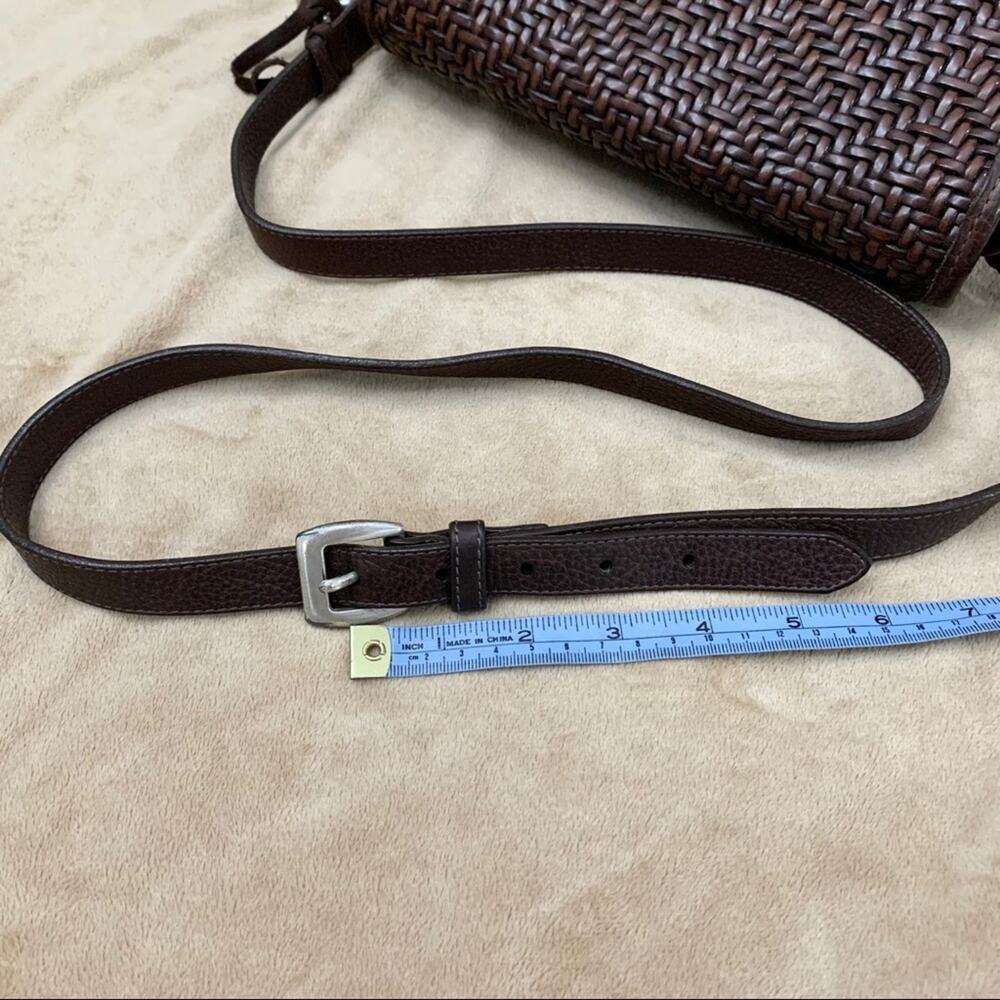 Brighton Vintage Woven Crossbody Flap Purse 9 x 7 - Picture 15 of 15